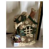 HEATHER GOLDMINE CERAMIC CHERRY TREE INN HOLIDAY