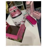 BARBIE FIAT CONVERTIBLE, BAKERY PLAYSET, COFFEE