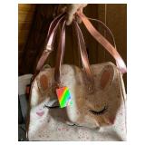 UNDER ONE SKY DUFFEL BAG, FAUX LEATHER, BUNNY AND