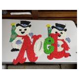 VINTAGE PLASTIC POPCORN CHRISTMAS DECORATION,