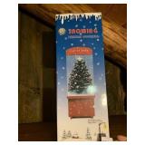 SNOWING CHRISTMAS DECORATION, MUSICAL, TABLETOP