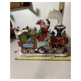 CHRISTMAS EXPRESS TRAIN DECORATION, RESIN, SANTA