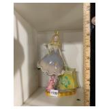 BLOWFISH FAIRY FIGURINE, HARRISON FISHER GOLD