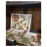 PIER 1 IMPORTS EARTHENWARE SERVING PLATTERS,