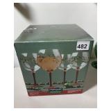 PFALTZGRAFF WINTERBERRY WINE GOBLETS (4), ETCHED