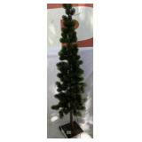 ARTIFICIAL PINE CHRISTMAS TREE, NARROW PROFILE,
