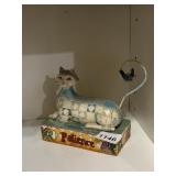 JIM SHORE HEARTWOOD CREEK PATIENCE CAT FIGURINE,