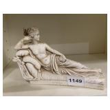PAOLINA RECLINING FEMALE FIGURINE, COMPOSITION