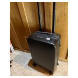 RADEN BLACK HARDSHELL CARRY-ON LUGGAGE, 4-WHEEL