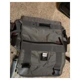 TWENTYFIVE MESSENGER BAG, GREY NYLON, MULTIPLE
