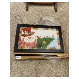 DON EASTERWOOD FRAMED PRINT, SNOWMAN THEME,