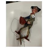 VINTAGE MARIONETTE PUPPET, COMPOSITION HEAD,