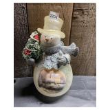 THE BRADFORD EXCHANGE THOMAS KINKADE SNOWMAN