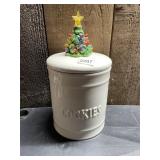 MR. CHRISTMAS CERAMIC COOKIE JAR, ILLUMINATED