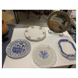 ASSORTED DECORATIVE PLATES, ROYAL CROWNFORD BY