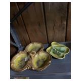 MAURICE OF CALIFORNIA CERAMIC THREE-SECTION
