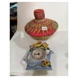 A. RICHESCO CORPORATION WATERING CAN CLOCK,