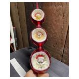 LOONEY TUNES CHRISTMAS TREE TOPPER, GLASS,