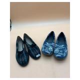 ANN TAYLOR PLAID LOAFERS, YUU EMBROIDERED PAISLEY
