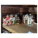 LEMAX CHRISTMAS VILLAGE BUILDINGS (2), CANDY CANE