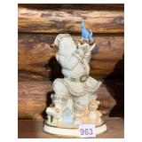 LENOX TOYS FROM SANTA PORCELAIN FIGURINE, GOLD