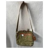 HARTMANN OLIVE CANVAS AND LEATHER TRIMMED