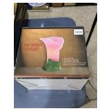 FLAMELESS WAX COVERED LUMINARY, LED LIGHT, CALLA