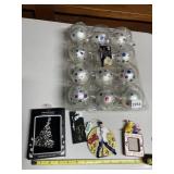 ASSORTED CHRISTMAS ORNAMENTS, HARVEY LEWIS