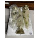 BATTERY OPERATED LED CHRISTMAS CONE TREES, GOLD
