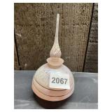 SILVESTRI IRIDESCENT ART GLASS PERFUME BOTTLE,
