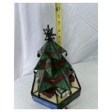 HOME SHOPPING TIFFANY STYLE CHRISTMAS TREE LAMP,