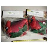 EVERGREEN TREE TOPPER, CARDINAL THEME, PLUSH