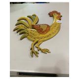SEXTON VTG 1967 WALL PLAQUES, ROOSTER THEME, CAST