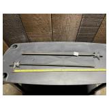 METAL STAR-TOP GARDEN STAKES (2), MADE IN INDIA,
