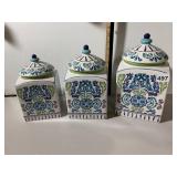 CERTIFIED INTERNATIONAL CERAMIC CANISTER SET,