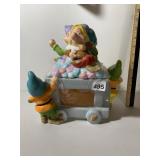WESTLAND GIFTWARE DISNEY SEVEN DWARFS COOKIE JAR,