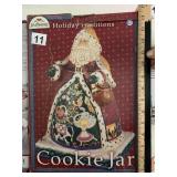 JIM SHORE HOLIDAY TRADITIONS COOKIE JAR, SANTA