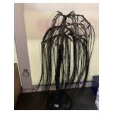 ILLUMINATED FIBER OPTIC WILLOW TREE DECORATION,