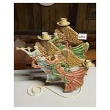 ANGEL CANDELABRA, METAL CONSTRUCTION,