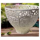 LENOX JASMINE BOWL, PORCELAIN, PIERCED FLORAL