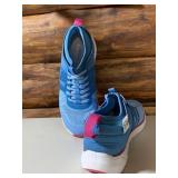 ALEGRIA BY PG LITE ATHLETIC SHOES, BLUE AND PINK