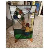 STAINED GLASS PANEL, BALLOON THEME, METAL CAME