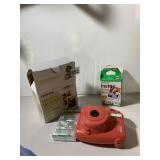 FUJIFILM INSTAX MINI 8 CAMERA, RED, W/ INSTAX