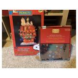 BRILLIANT PEANUTS LIGHTED SNOOPY ON DOGHOUSE AND