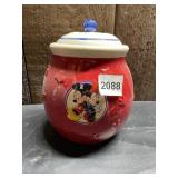 DISNEY MICKEY AND MINNIE MOUSE CERAMIC COOKIE