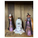 TEMPTATIONS HALLOWEEN CERAMIC FIGURES, GHOST AND