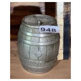 WHITE CITY PUZZLE SAVINGS BANK, METAL BARREL