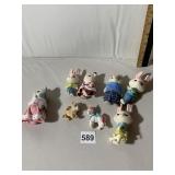 CALICO CRITTERS FLOCKED ANIMAL FIGURES, INCLUDES