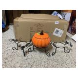 LTD COMMODITIES CERAMIC PUMPKIN CENTERPIECE,