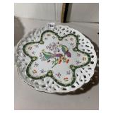 AMERICAN ATELIER PORCELAIN PLATE, PARADISE